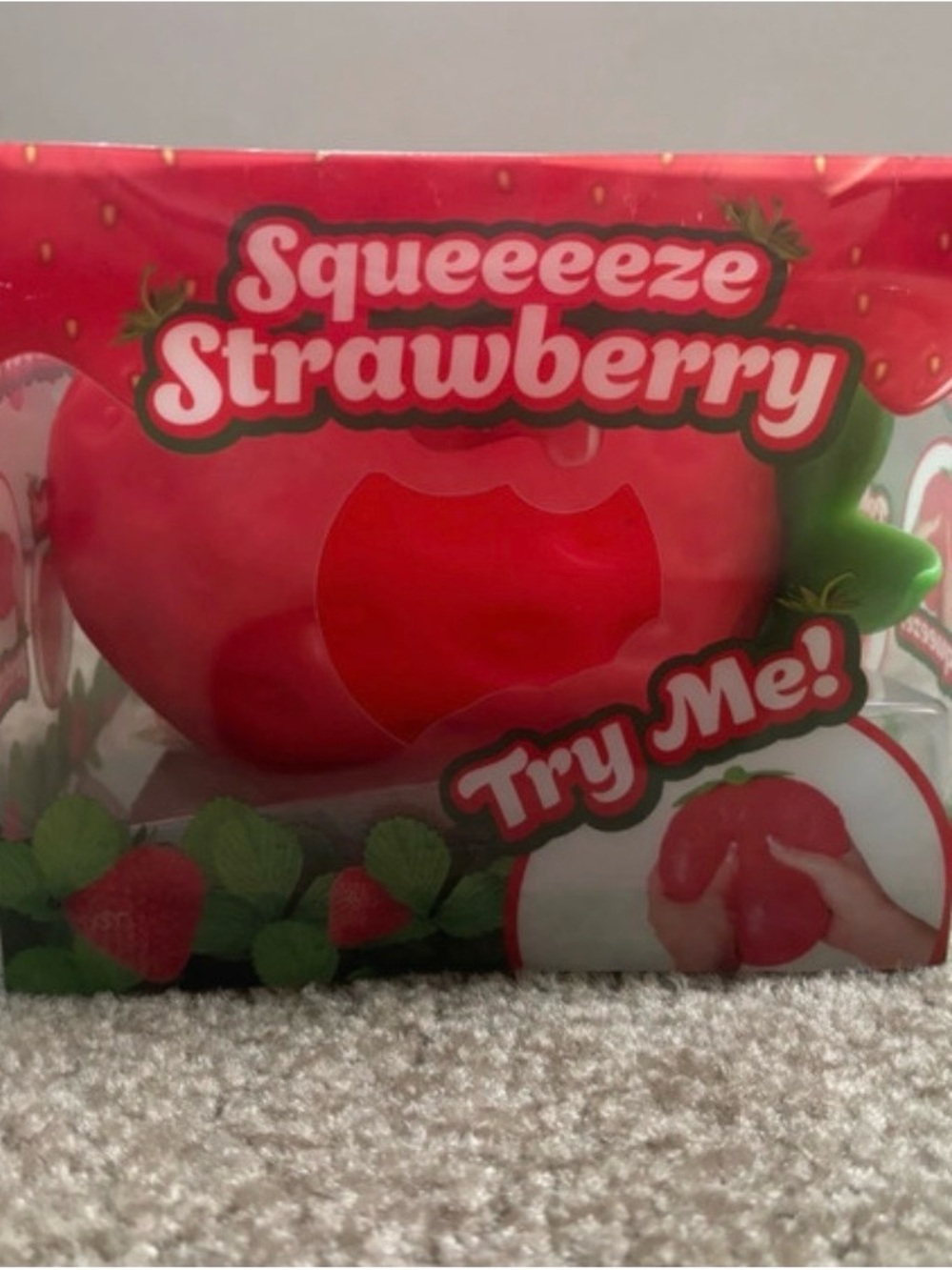 Sunny Days Squeeze Jumbo Strawberry Squishy *VIRAL* Toy